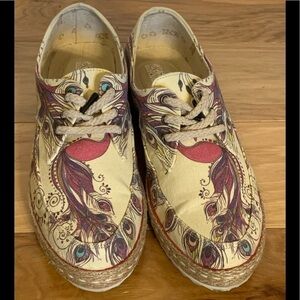 Goby feather design espadrilles shoes, size 41